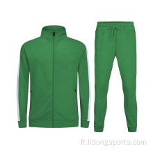 Courir de survêtement personnalisé Breathable Mens Jogging Tracksuit